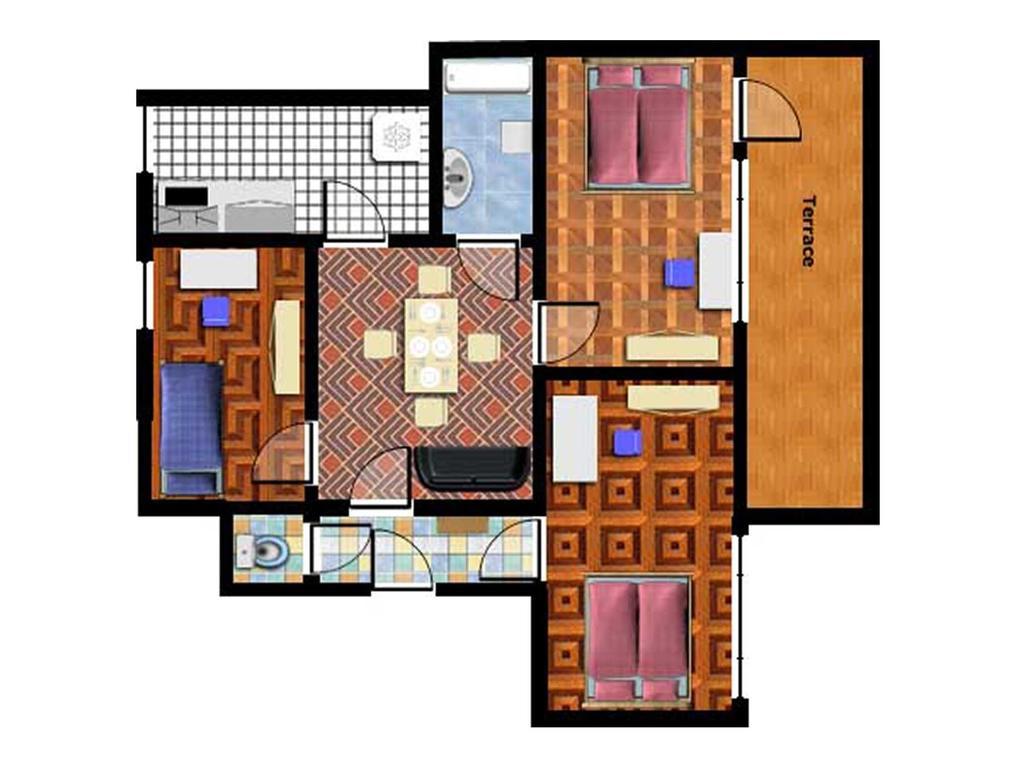 Apartments Vorsilska Прага Номер фото